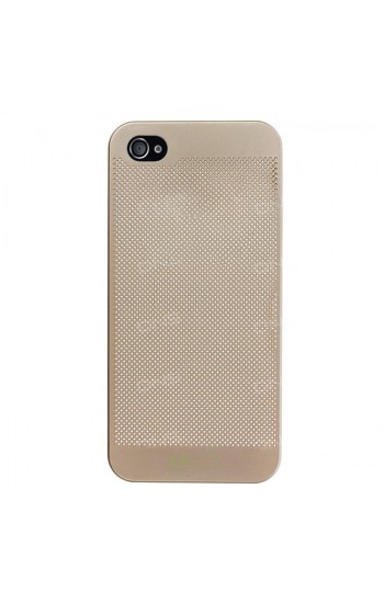 iPhone 4 / 4s Kılıf Loopee Point Sert Arka Kapak Gold…