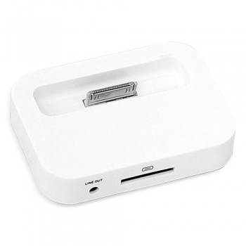 iPhone 4 / iPhone 4s / 3 Masaüstü Şarj Aleti Dock Beyaz iPhone 4 / iPhone 4s / 3 Masaüstü Şarj Aleti Dock Beyaz