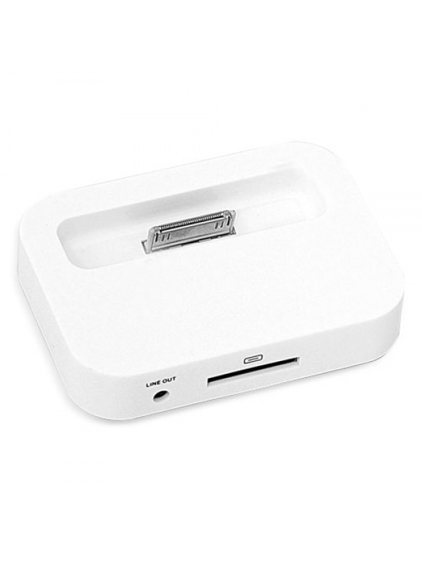 iPhone 4 / iPhone 4s / 3 Masaüstü Şarj Aleti Dock Beyaz&hellip;