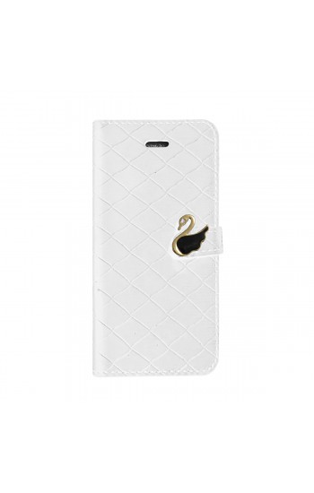 iPhone 4S Kuğu Tokalı Cüzdanlı Standlı Kılıf Beyaz&hellip;