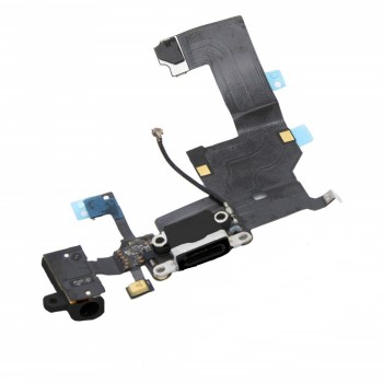 iPhone 5 Şarj Soketi Kulaklık Soketi Mikrofon Filmli Orijinal - Siyah iPhone 5 Şarj Soketi Kulaklık Soketi Mikrofon Filmli Orijinal - Siyah