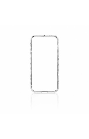 iPhone 6 0,7 mm Taşlı Metal Bumper Arka Koruma Kapaklı Gri&hellip;