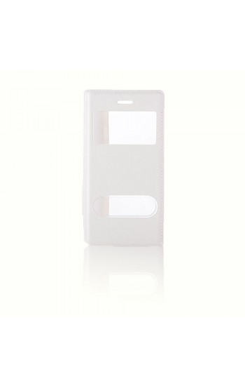iPhone 6 / 6s Dikişli Yan Kapaklı TPU Kılıf Beyaz&hellip;