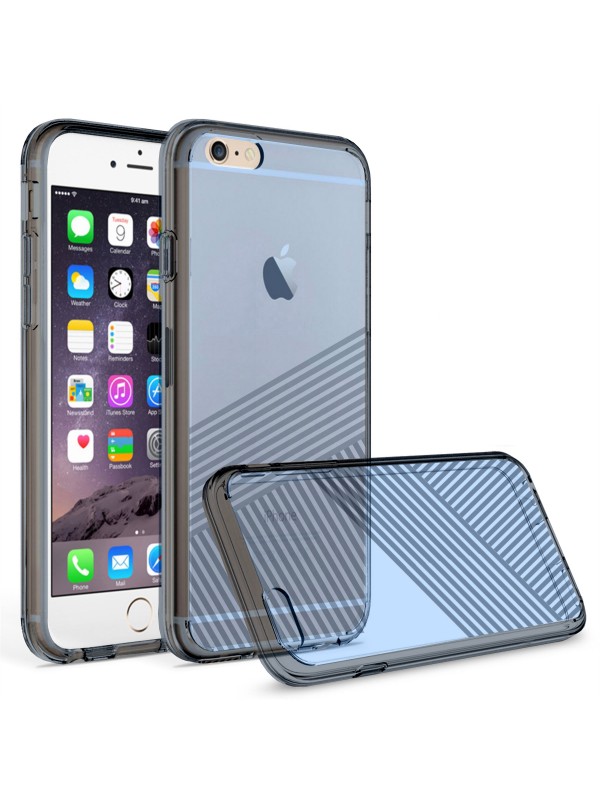 iPhone 6 / 6s PC Desenli Arka Kapak Gri…