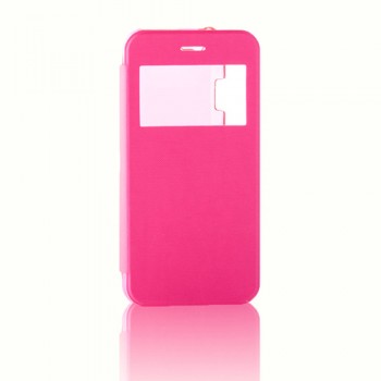 iPhone 6 / 6s Yan Kapaklı TPU Kılıf Pembe iPhone 6 / 6s Yan Kapaklı TPU Kılıf Pembe
