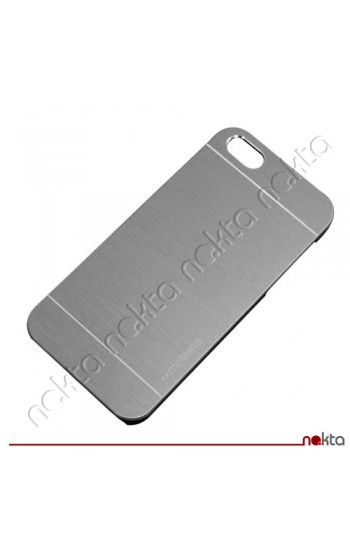 iPhone 6 Metal Arka Kapak Motomo Gri&hellip;
