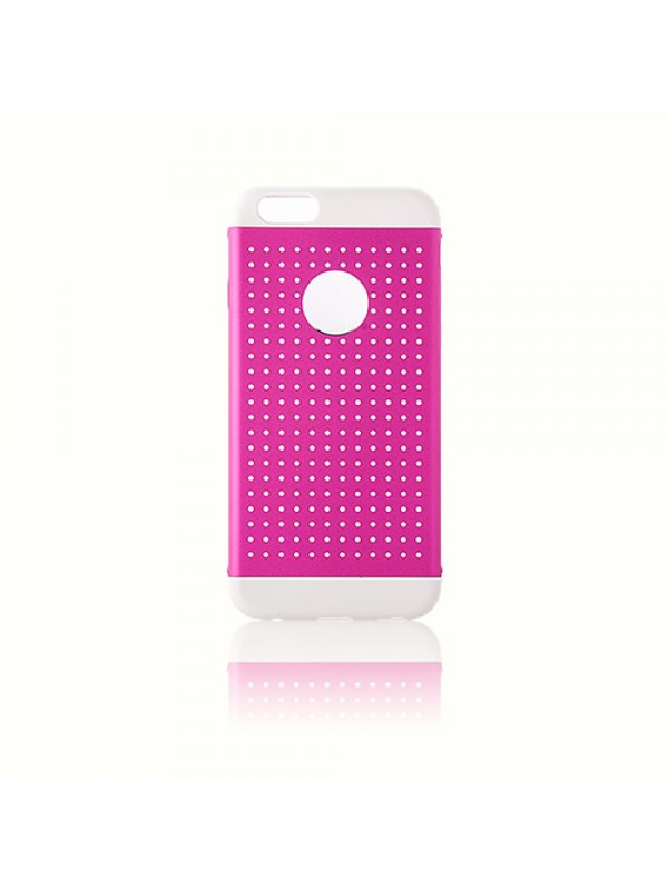 iPhone 6 Metal Delikli Arka Kapak Pembe&hellip;