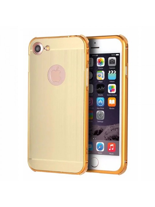 iPhone 6 Plus 0,7 mm Metal Bumper Arka Koruma Kapaklı Gold&hellip;