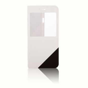 iPhone 6 Plus 5,5 inç İki Renkli Standlı Yan Kapaklı Kılıf Beyaz iPhone 6 Plus 5,5 inç İki Renkli Standlı Yan Kapaklı Kılıf Beyaz