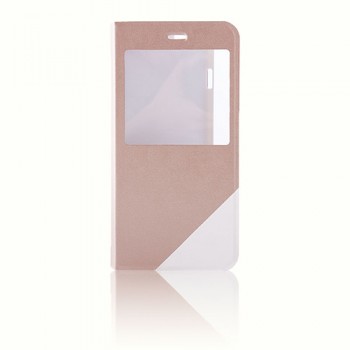 iPhone 6 Plus 5,5 inç İki Renkli Standlı Yan Kapaklı Kılıf Gold iPhone 6 Plus 5,5 inç İki Renkli Standlı Yan Kapaklı Kılıf Gold