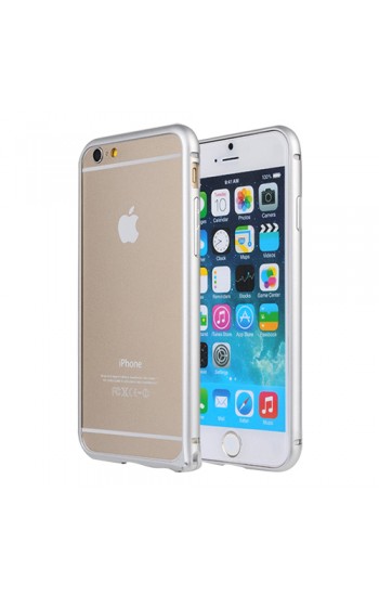 iPhone 6 Plus 5,5 inç Metal Bumper Çerçeve Kılıf Gri…