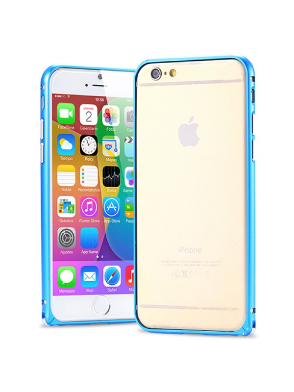iPhone 6 Plus 5,5 inç Metal Bumper Çerçeve Kılıf Mavi&hellip;
