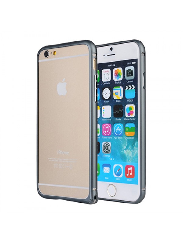 iPhone 6 Plus 5,5 inç Metal Bumper Çerçeve Kılıf Siyah&hellip;