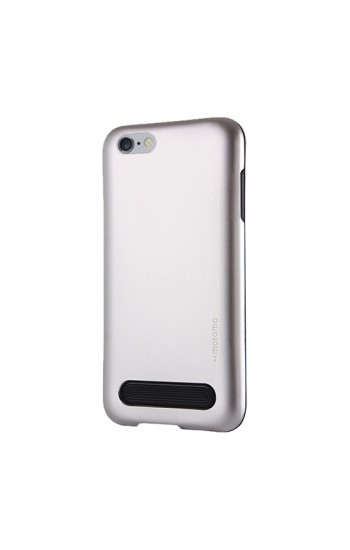 iPhone 6 Plus 5.5 inç New Motomo Metal TPU Arka Kapak Silver&hellip;