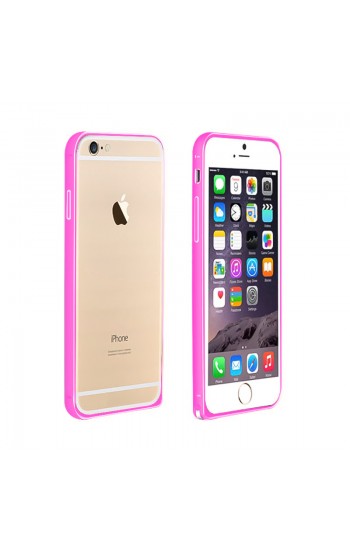 iPhone 6 Plus Bumper TPU Arka Kapaklı Pembe… iPhone 6 Plus Bumper TPU Arka Kapaklı Pembe…