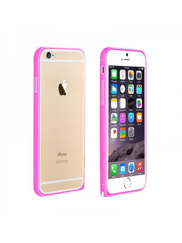 iPhone 6 Plus Bumper TPU Arka Kapaklı Pembe&hellip;