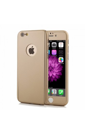 iPhone 7-8 360 Derece Koruma Arka Kapak Gold…