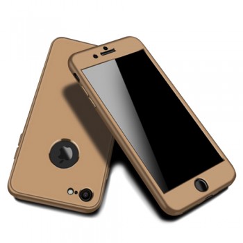 iPhone 7-8 360 Derece Slim Premium Silikon Kılıf Gold iPhone 7-8 360 Derece Slim Premium Silikon Kılıf Gold