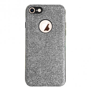 iPhone 7-8 360 Derece Slim Premium Simli Silikon Kılıf Gri iPhone 7-8 360 Derece Slim Premium Simli Silikon Kılıf Gri
