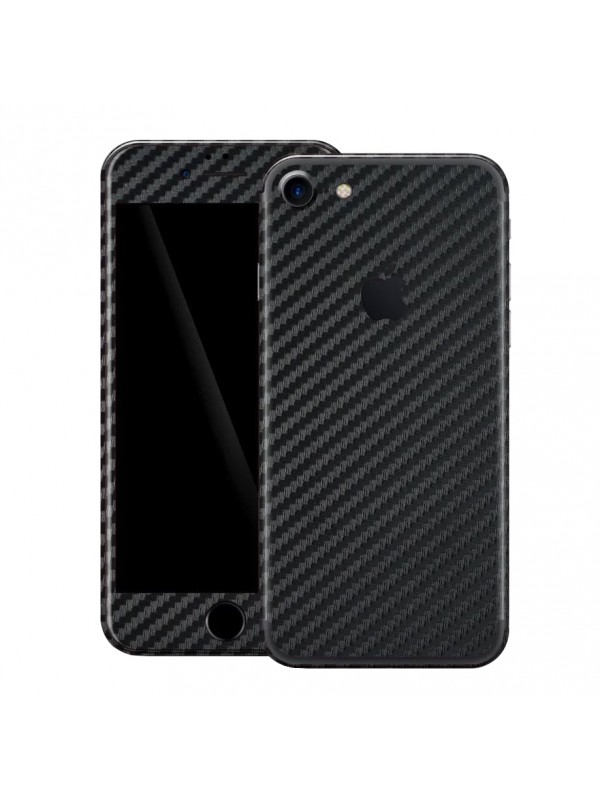 iPhone 7-8  Carbon Fiber 360 Derece Koruma Arka Kapak Siyah…