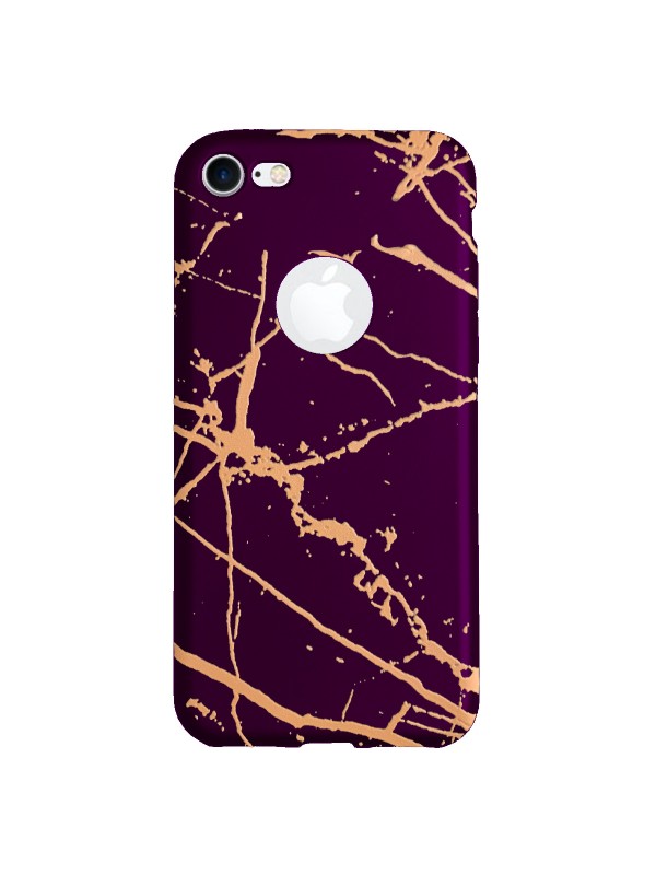 iPhone 7-8 Fırça Desen Silikon Arka Kapak Mor… iPhone 7-8 Fırça Desen Silikon Arka Kapak Mor…
