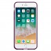 iPhone 7-8 Fırça Desen Silikon Arka Kapak Mor iPhone 7-8 Fırça Desen Silikon Arka Kapak Mor