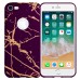 iPhone 7-8 Fırça Desen Silikon Arka Kapak Mor iPhone 7-8 Fırça Desen Silikon Arka Kapak Mor