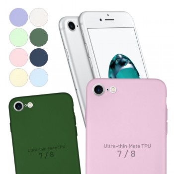 iPhone 7 / 8 Kılıf Kamera Korumalı Mat Ultra İnce Kapak iPhone 7 / 8 Kılıf Kamera Korumalı Mat Ultra İnce Kapak