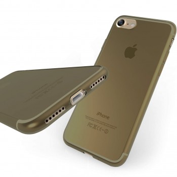 iPhone 7/8 Kılıf Soft Silikon Kılıf Şeffaf-Siyah Arka Kapak iPhone 7/8 Kılıf Soft Silikon Kılıf Şeffaf-Siyah Arka Kapak