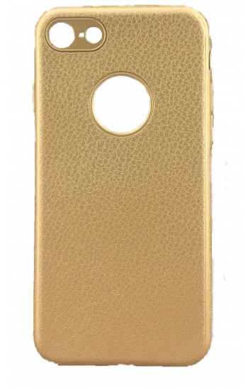 iPhone 7-8 Premium Rind Silikon Arka Kapak Gold