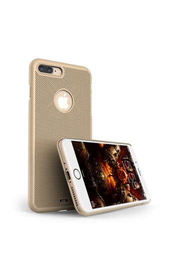 iPhone 7 Plus / 8 Plus Loopee Point Sert Arka Kapak Gold…