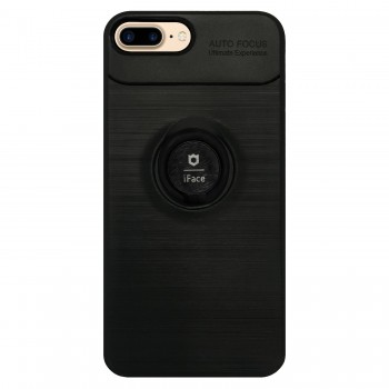 iPhone 7 Plus / 8 Plus - New iFace Yüzük Tutuculu Arka Kapak Halka-Siyah iPhone 7 Plus / 8 Plus - New iFace Yüzük Tutuculu Arka Kapak Halka-Siyah