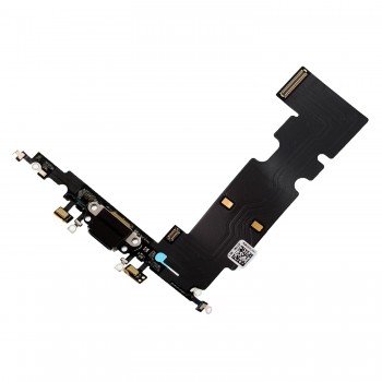 iPhone 8 Plus Şarj Soketi Mikrofon Filmli Orijinal - Siyah