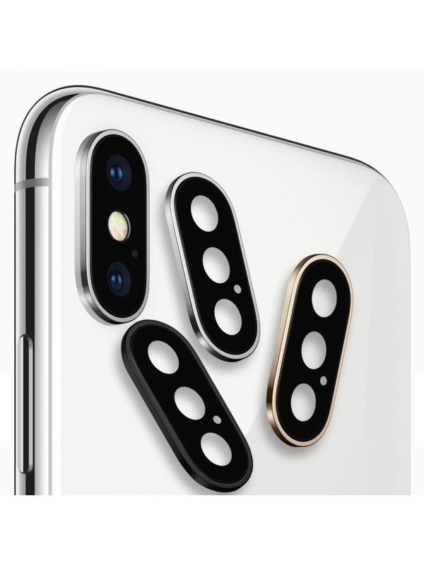 iPhone X Kamera Lens Koruyucu Metal Kenarlı Cam… iPhone X Kamera Lens Koruyucu Metal Kenarlı Cam…