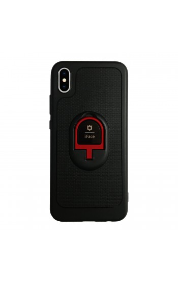 iPhone X/XS iFace Yüzük Tutuculu Arka Kapak Halka-Bordo…