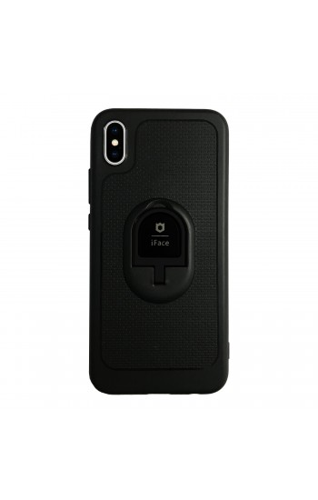 iPhone X/XS iFace Yüzük Tutuculu Arka Kapak Halka-Siyah…