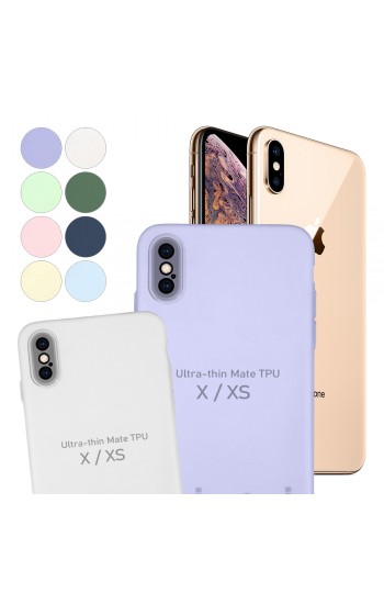 iPhone X / XS Kılıf Kamera Korumalı Mat Ultra İnce Kapak…