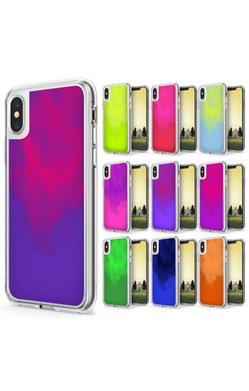 iPhone X / XS Kılıf Neon Likit Silikon Arka Kapak…