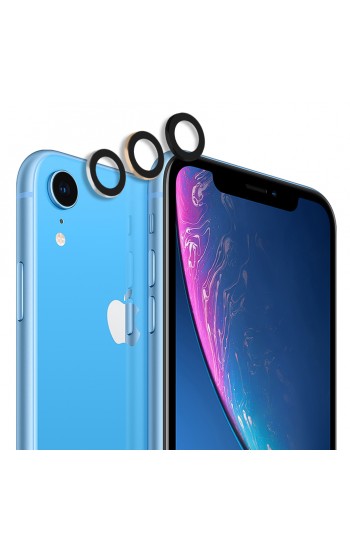 iPhone XR Kamera Lens Koruyucu Metal Kenarlı Cam… iPhone XR Kamera Lens Koruyucu Metal Kenarlı Cam…