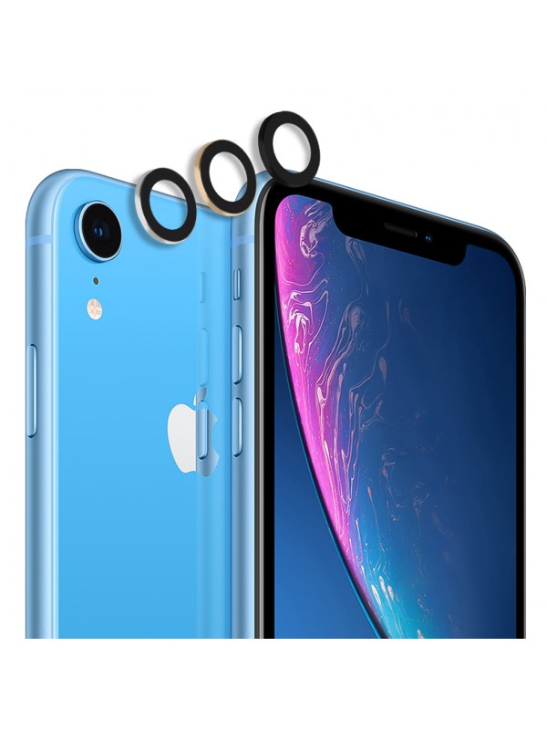 iPhone XR Kamera Lens Koruyucu Metal Kenarlı Cam… iPhone XR Kamera Lens Koruyucu Metal Kenarlı Cam…