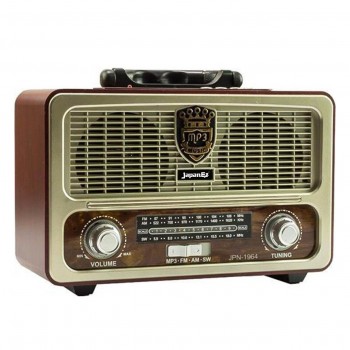 JapanEx JPN-1964 Nostalji Radyo Bluetooth Hoparlör USB/SD/FM/BT JapanEx JPN-1964 Nostalji Radyo Bluetooth Hoparlör USB/SD/FM/BT