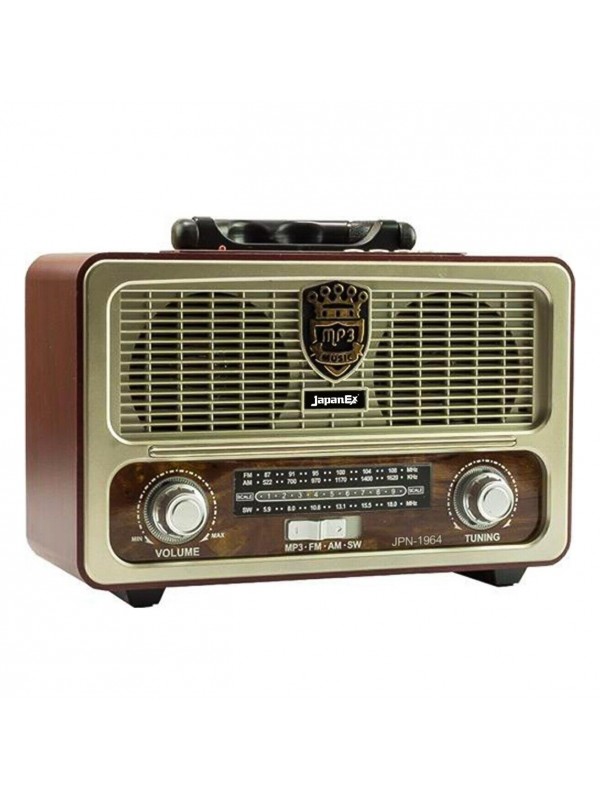 JapanEx JPN-1964 Nostalji Radyo Bluetooth Hoparlör USB/SD/FM/BT JapanEx JPN-1964 Nostalji Radyo Bluetooth Hoparlör USB/SD/FM/BT