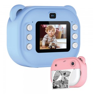 Katjmer KJ/MC-001 MiniCam Çocuk Fotoğraf Makinesi ve Kamera Kağıda Baskı Çıktı