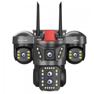 Katjmer Ronik Wifi Çoklu Lens PTZ Akıllı Güvenlik Kamerası