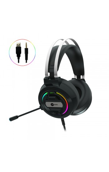 Lenovo Lecoo HT401 USB-A + 3.5mm RGB Mikrofonlu Kulak Üstü Gaming Kulakl&hellip;