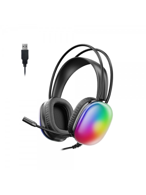 Lenovo Lecoo HT409 USB-A Girişli RGB Mikrofonlu Kulak Üstü Gaming K&hellip;