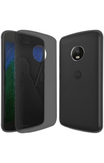 Lenovo Moto G5s PLUS Kılıf Soft Silikon Şeffaf-Siyah Arka Kapak…