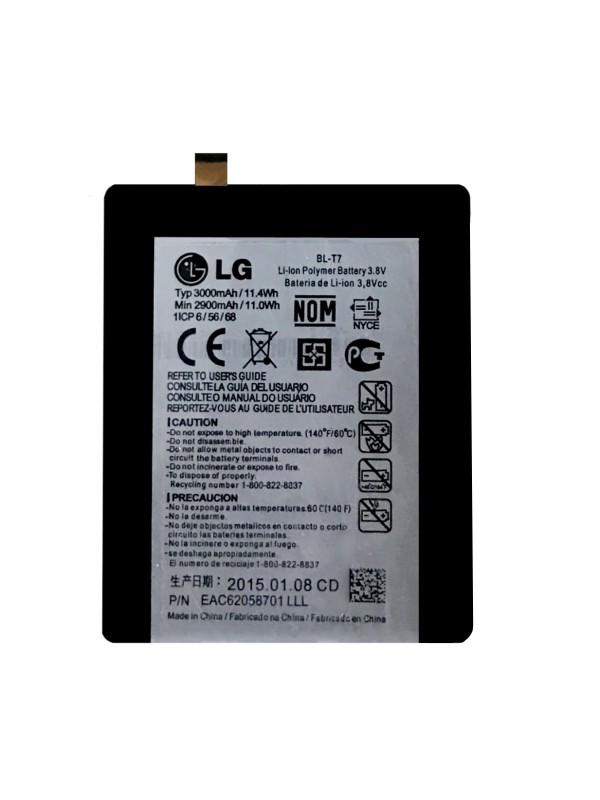 LG G2 D802 Uyumlu Batarya BL-T7 3000 mAh…