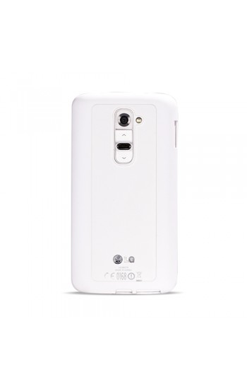 LG G2 D802 Çerçeveli Soft Silikon Beyaz…