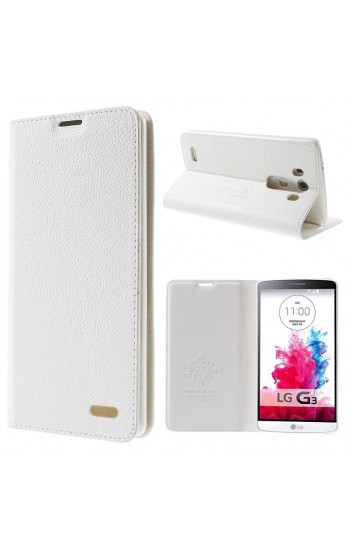 LG G3 D855 KAIYUE Cüzdanlı Standlı Deri Kılıf Beyaz… LG G3 D855 KAIYUE Cüzdanlı Standlı Deri Kılıf Beyaz…